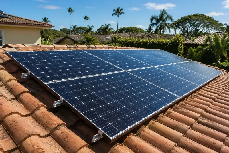 Installation de panneaux solaires à Lacrouzette